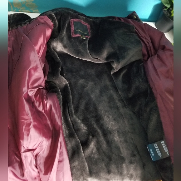 Weatherproof Quilted Faux Fur Lined Jacket Merlot - Picture 6 of 16